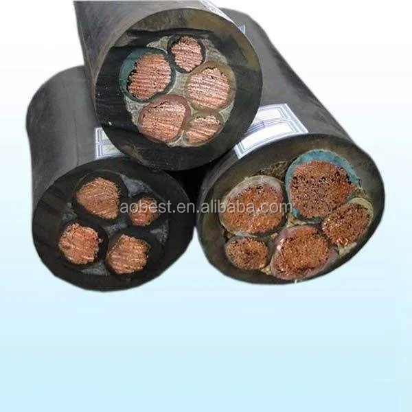 Гибкий медный проводник резиновый Изолированный Плоский сварочный кабель