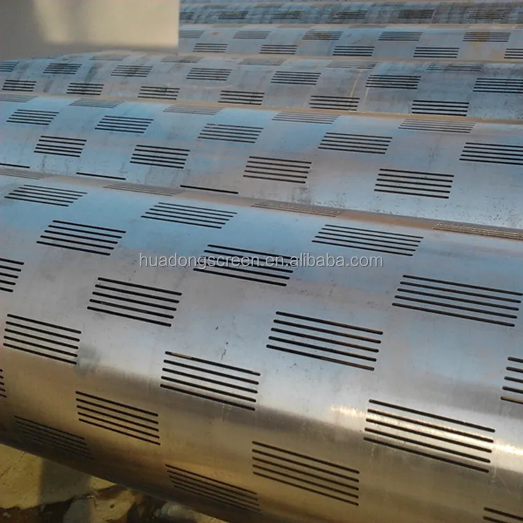 
strainer pipe/slotted casing pipe/slotted pipe for water well application 