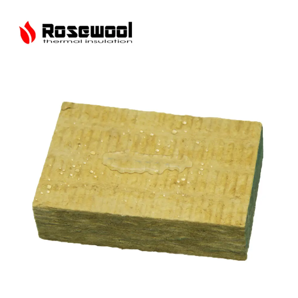 Acoustic stone wool Insulation Wall board saudi rock wool for sale