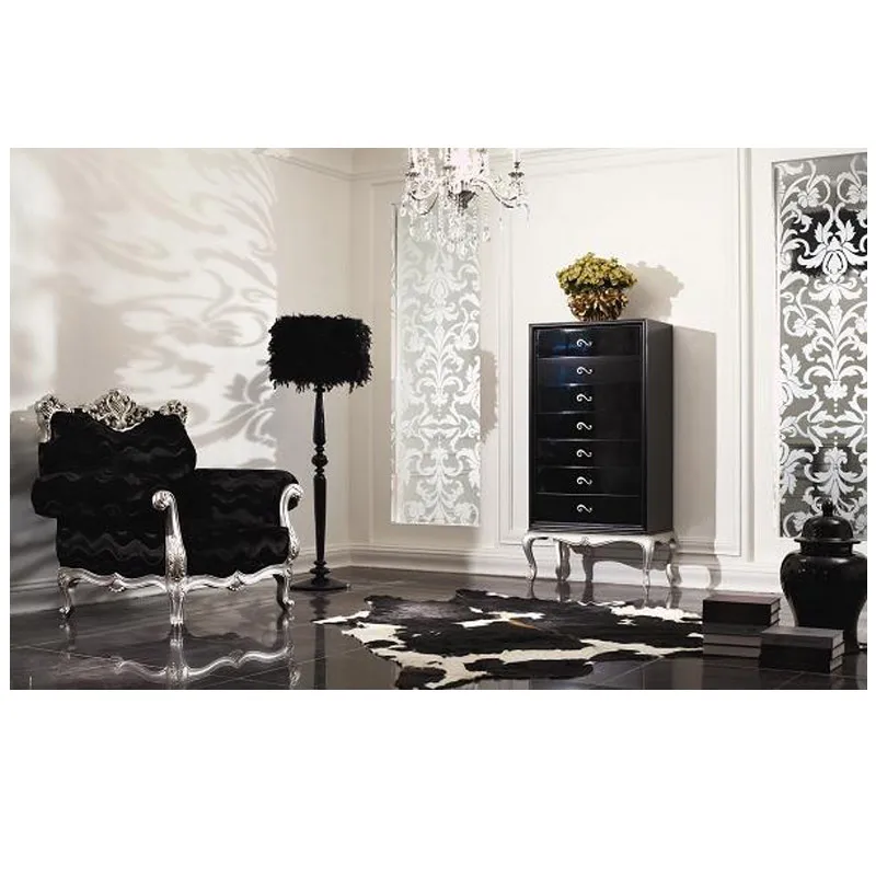 Malaysia luxury turkey fancy mahogany deep color master bedroom furniture bed set