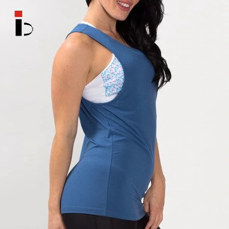 Maternity & Breastfeeding Tank Tops High Quality Active Wear Casual Knitted Fabric Regular Clothing Length Breathable