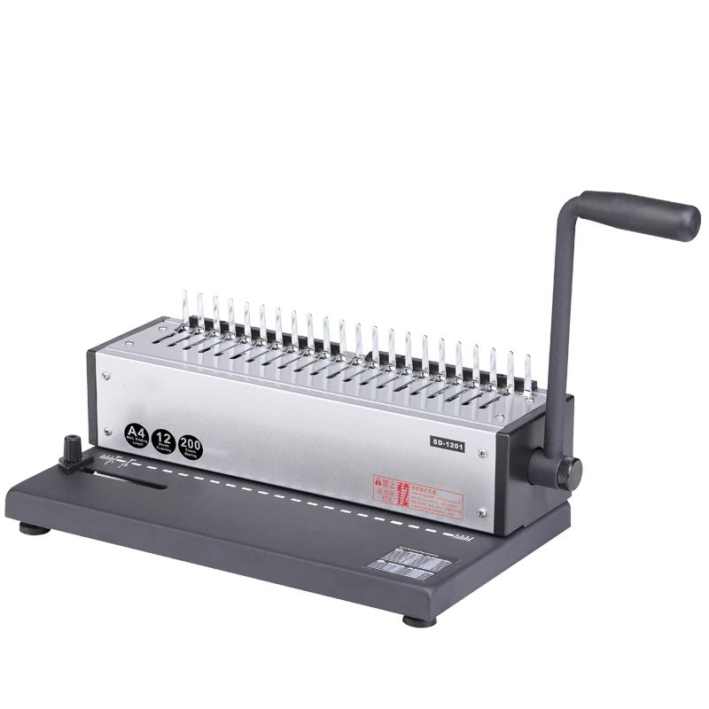 21-hole Manual Paper Binding Machine Perfect Binding Machine Wire Binding Machine SD-1201