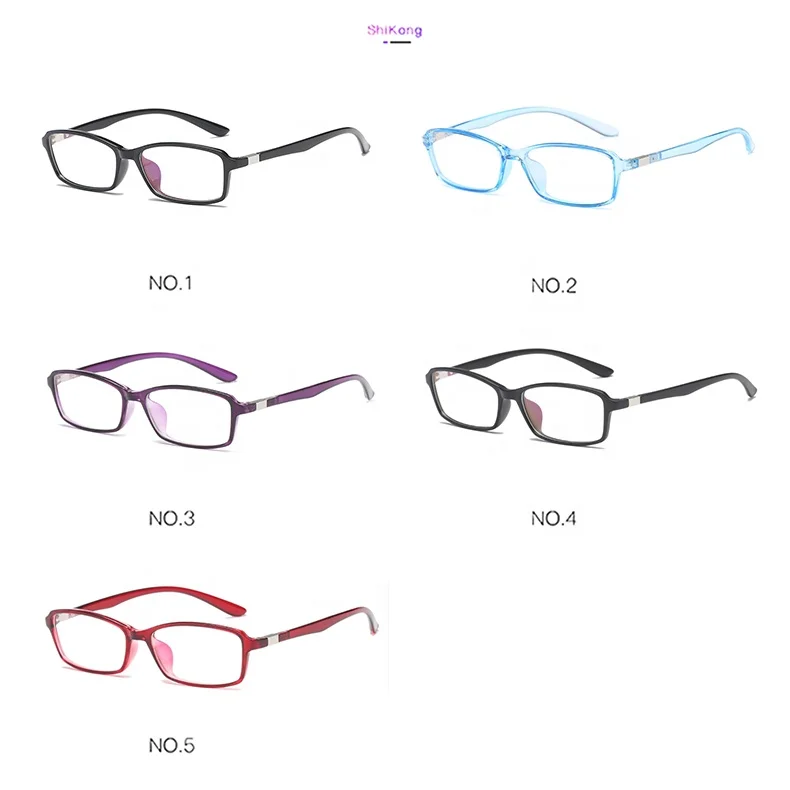 2019 Stock Classic TR90 High Quality OEM Custom Logo Women Wholesale Men Optical Eyewear Eyeglasses Reading Glasses 8108R