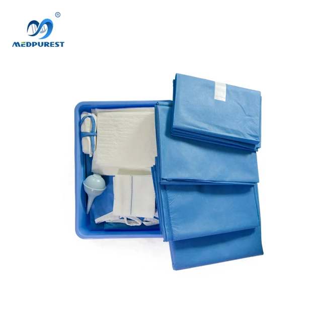 Disposable competitive sterile surgical caesarean pack/obstetric set