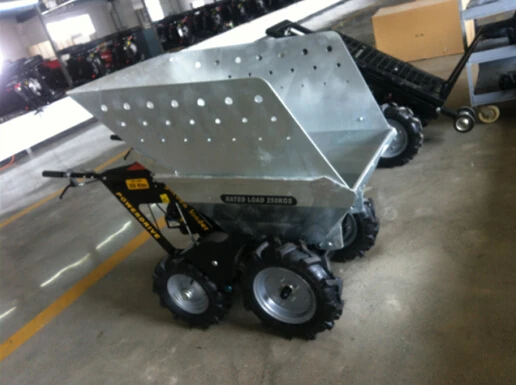 High performance wheel barrow mini dumper garden loader muck truck with CE