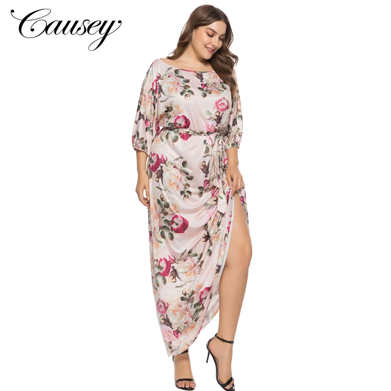 Прямые продажи с фабрики пляжные полных женщин пикантные модные цветочные платья