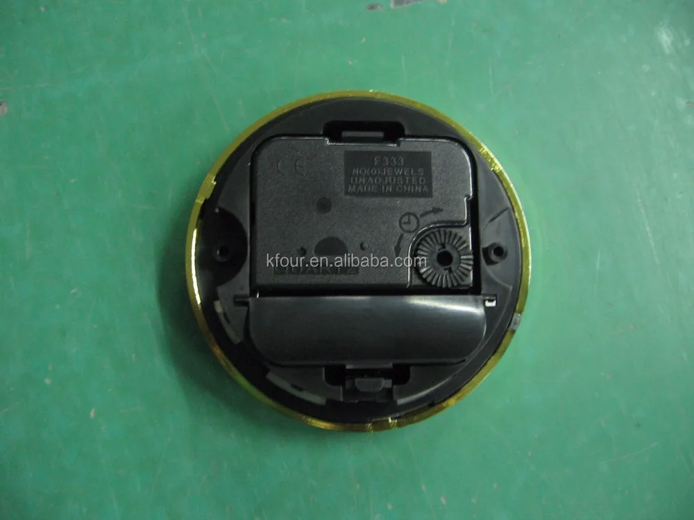 90mm quartz clock insert clock head with plastic bezel