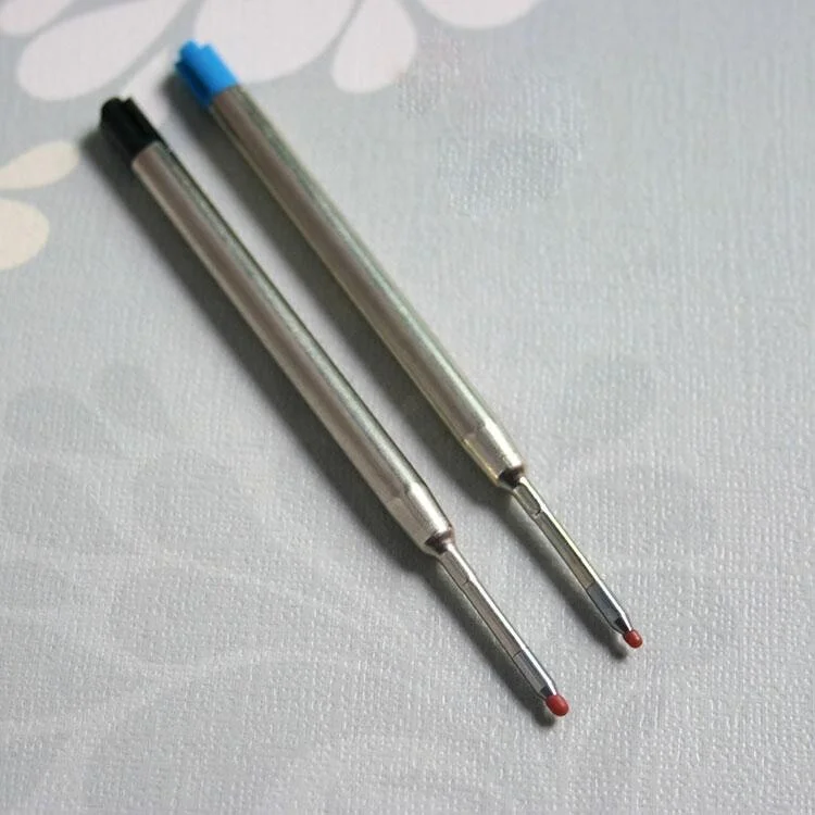 mq-64 Low moq custom made logo rollerball pen refill different metal ballpoint pen refill