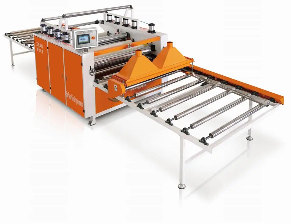 paper sticking machine for wooden boards