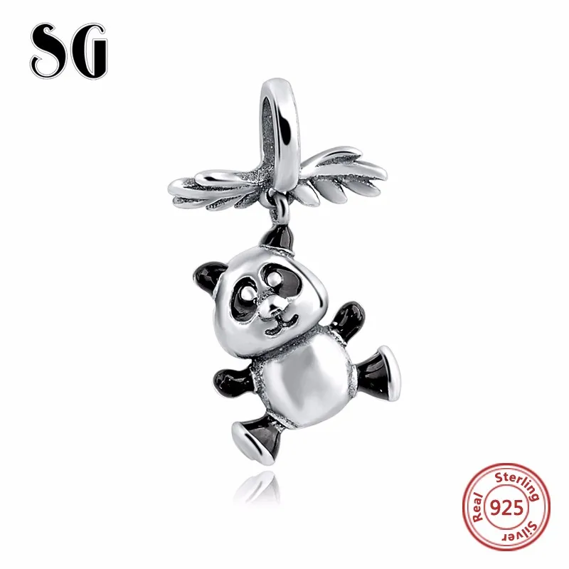 925 Sterling Silver Cat Horse Charms Beads Bracelets For Women Jewelry