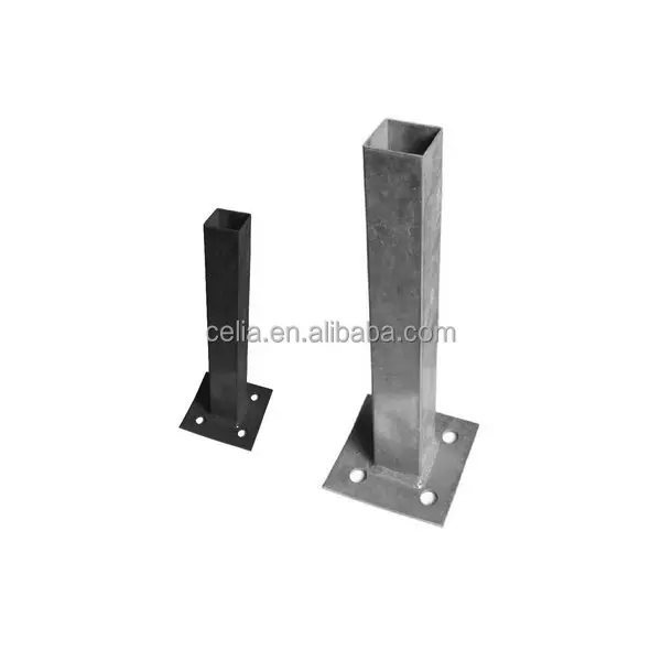 bespoke metal fence steel post with difference surface