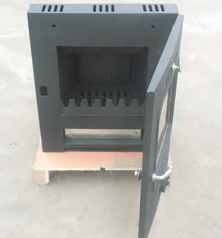 Hot Sale Insert Steel Body With Cast Iron Face Multi-fule Gas And Wood Fireplaces stoves