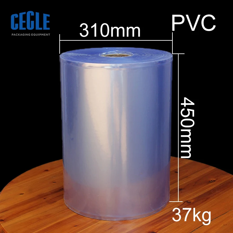 High quality high light transmission ductile PVC skin packaging film