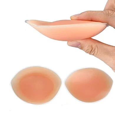 Factory Price Silicone Nude Bra Insert Pad Push Up Inserts Cleavage Enhancing Breast Lift Pads for Bras and Swimsuits