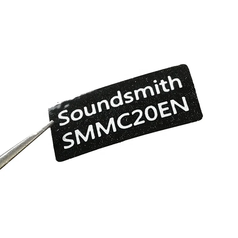 Custom Waterproof Brushed Vinyl 3M Adhesive Plastic label Sticker For mobile phone or data cable