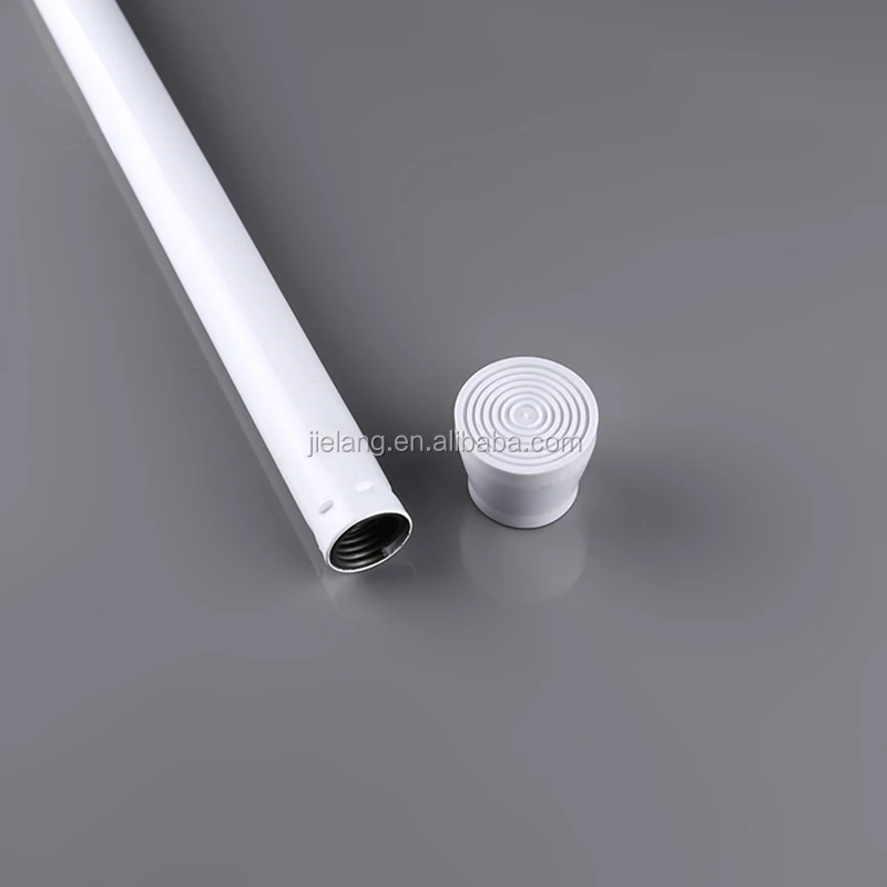 Extensible innerspring shower curtain rod(Aluminum PVC coated) /different color for your choices