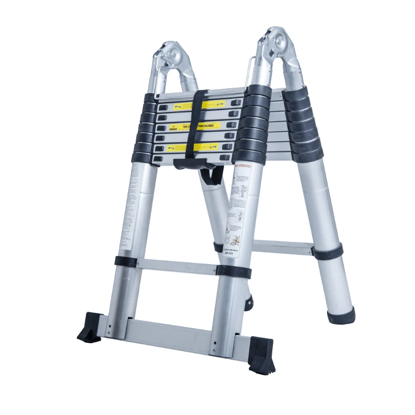 aluminium telescopic ladders with EN131
