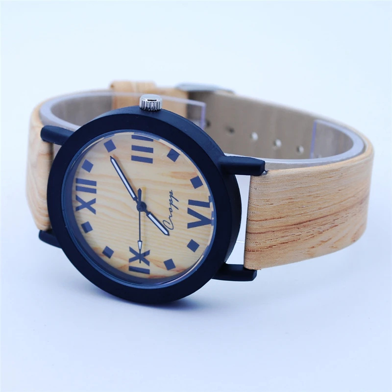 European wood watch retro waterproof case antique fringe men and women watch wholesale fashion watch