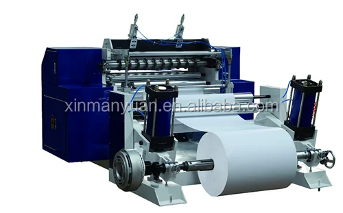Pneumatic Cutting Blades Till Roll Slitting Machine, Thermal Paper Roll Slitter Rewinder, Plotter Paper Cutting Machine