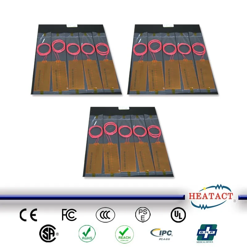 Factory Wholesale Taiwan customized kapton flexible heater heating element for computer