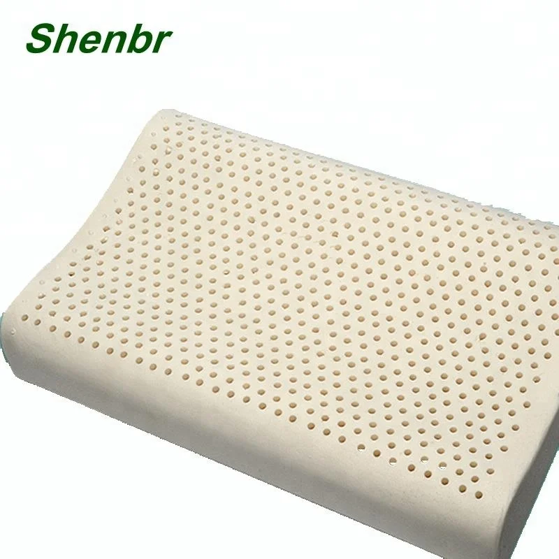 Head Contouring Protect Organic Baby Youths Latex Pillow