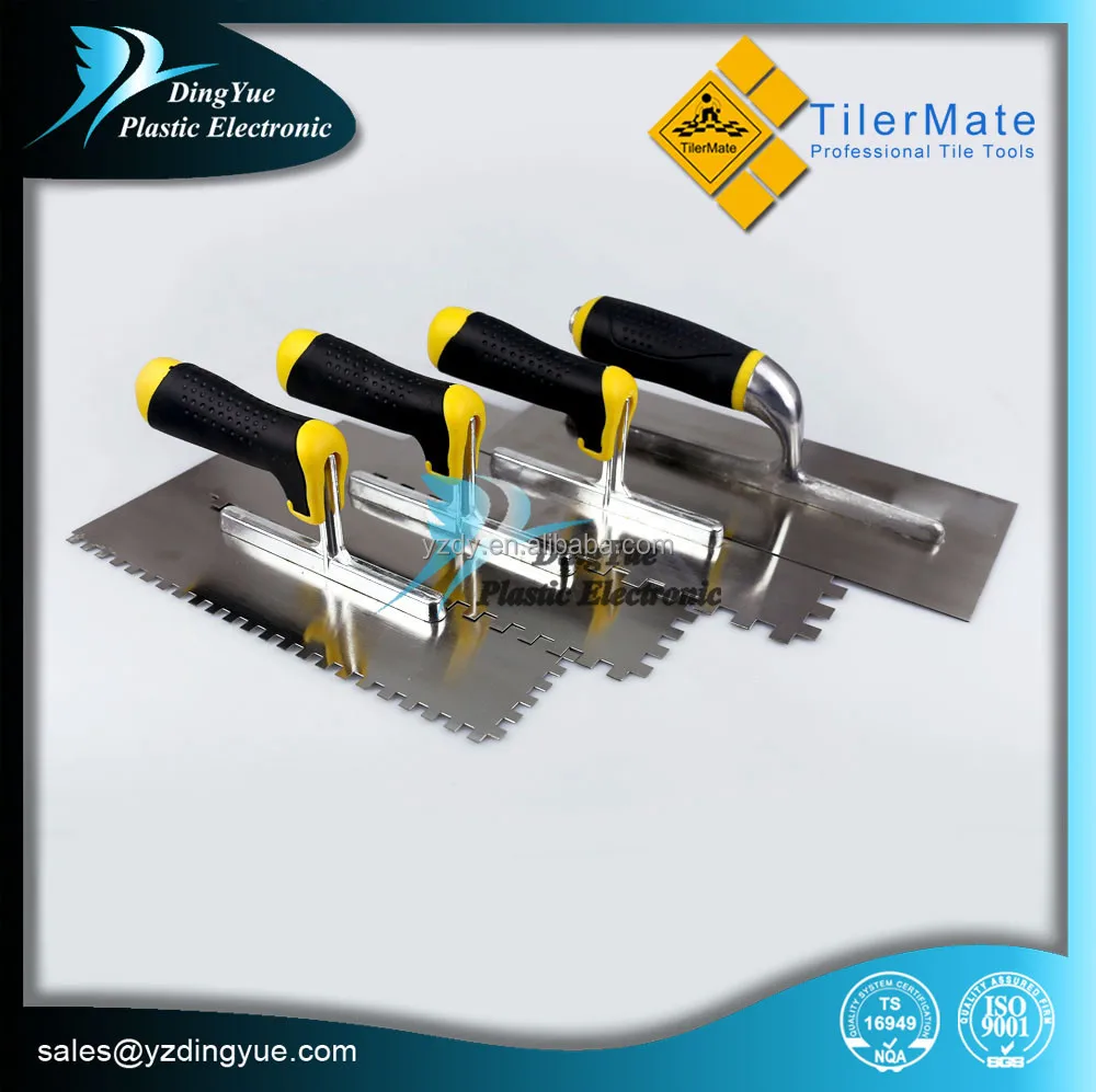 Concrete plastering float trowel, bricklayer trowel set