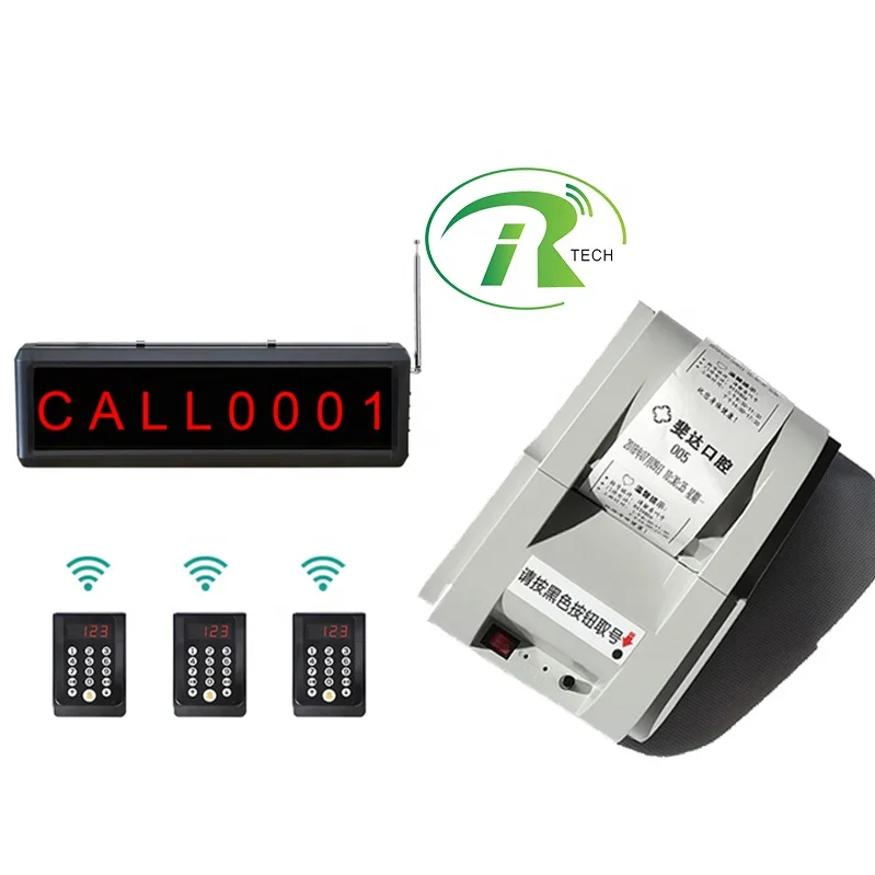 Hot Simple queue ticket dispenser_LED counter display_Callpads_simple queue management system for bank/for clinic
