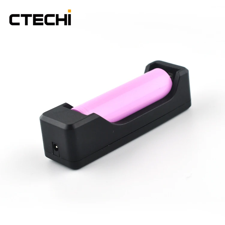 CTECHi 18650 lithium battery charger with single channel for 1 piece 18650 battery