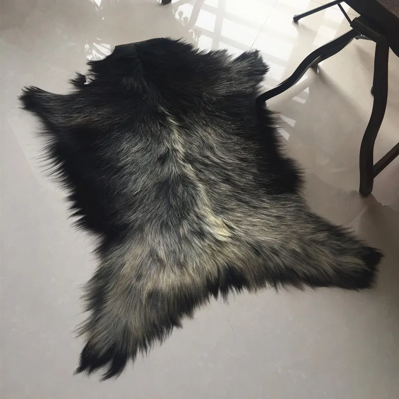 New Design Fluffy Soft Home Decor Living Room Bedroom Long Hair goat fur rug