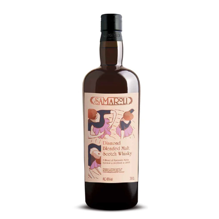 Стакан для виски обеспечивают поддерживает вкус Samaroli алмаз купажированное солодовое виски из Италии дистиллированной 45% спирт 0,7 кг