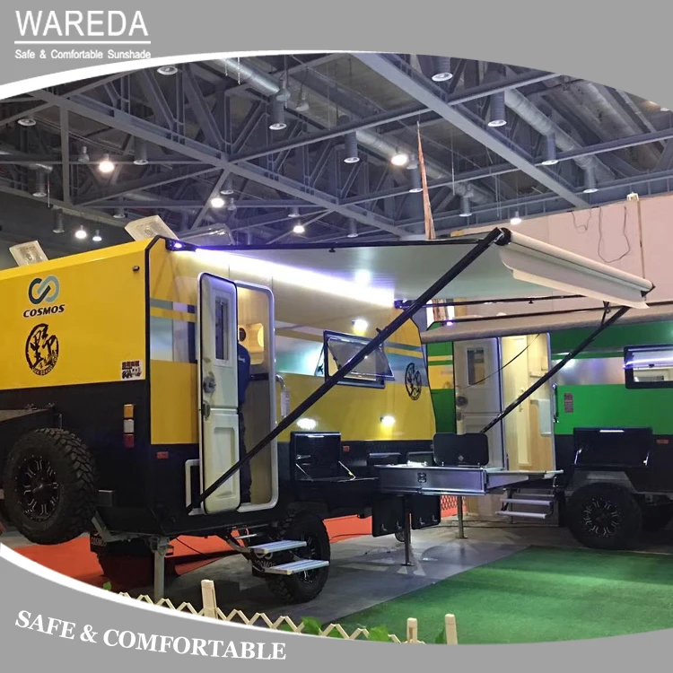 100% PVC Waterproof aluminium caravan travel trailer camper Awning