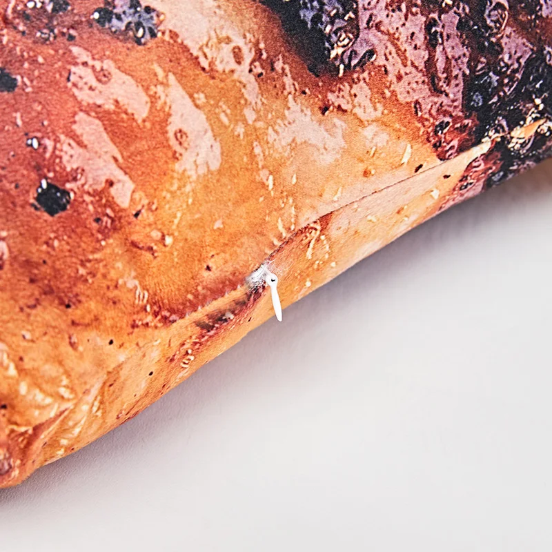 Baked Chicken Legs Food Throw Pillows Decorative Cushion