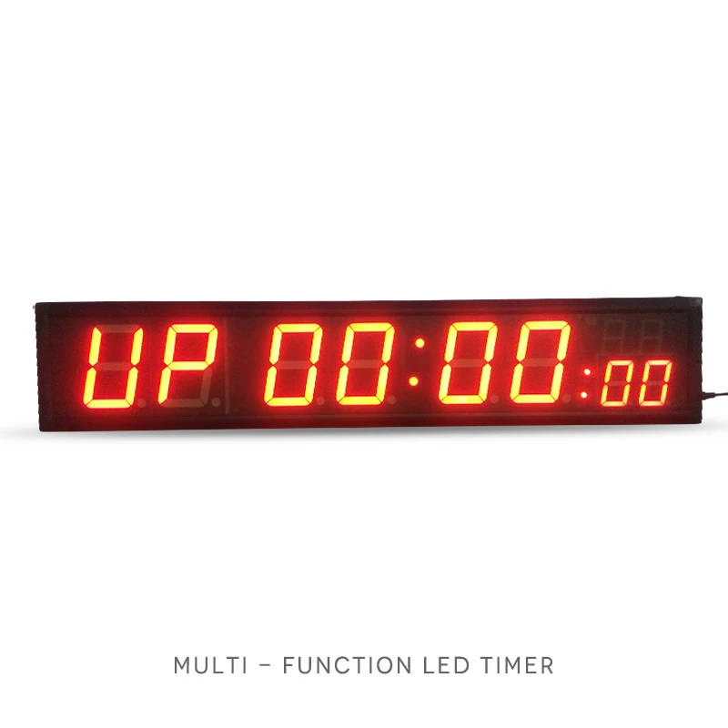 Digital wall clock with LED display portable gym timer LED digital timer clocks