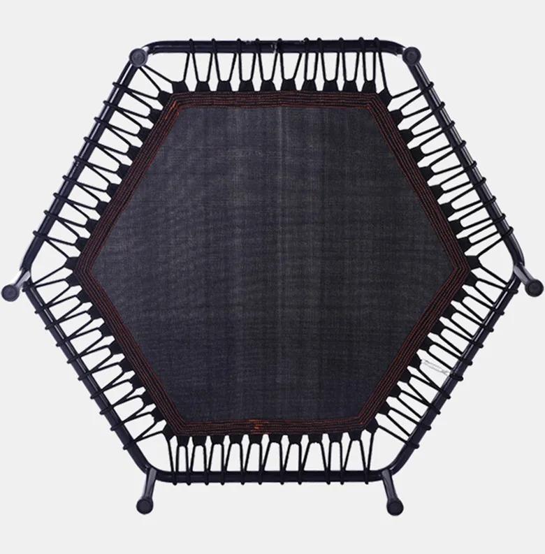 Mini Trampoline Cardio Home Rebounder Exercise Fold Fitness Trampoline With Adjustable Handrail