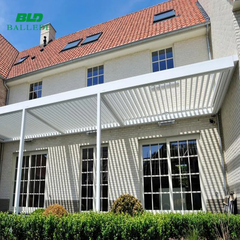 Моторизованная Водонепроницаемая наружная алюминиевая потолочная беседка 3x3