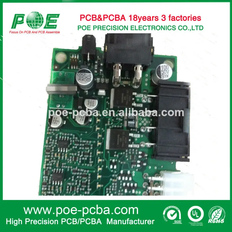 наивысшей мощности 94v0 fr4 золото погружения 6 слоев pcb органов