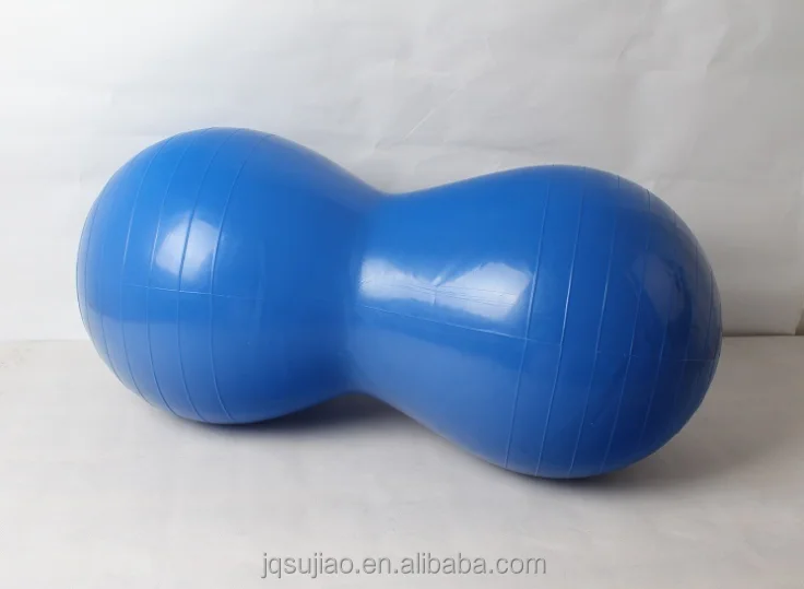 factory price-Peanut ball, capsule ball fitness peanut yoga ball with air pump