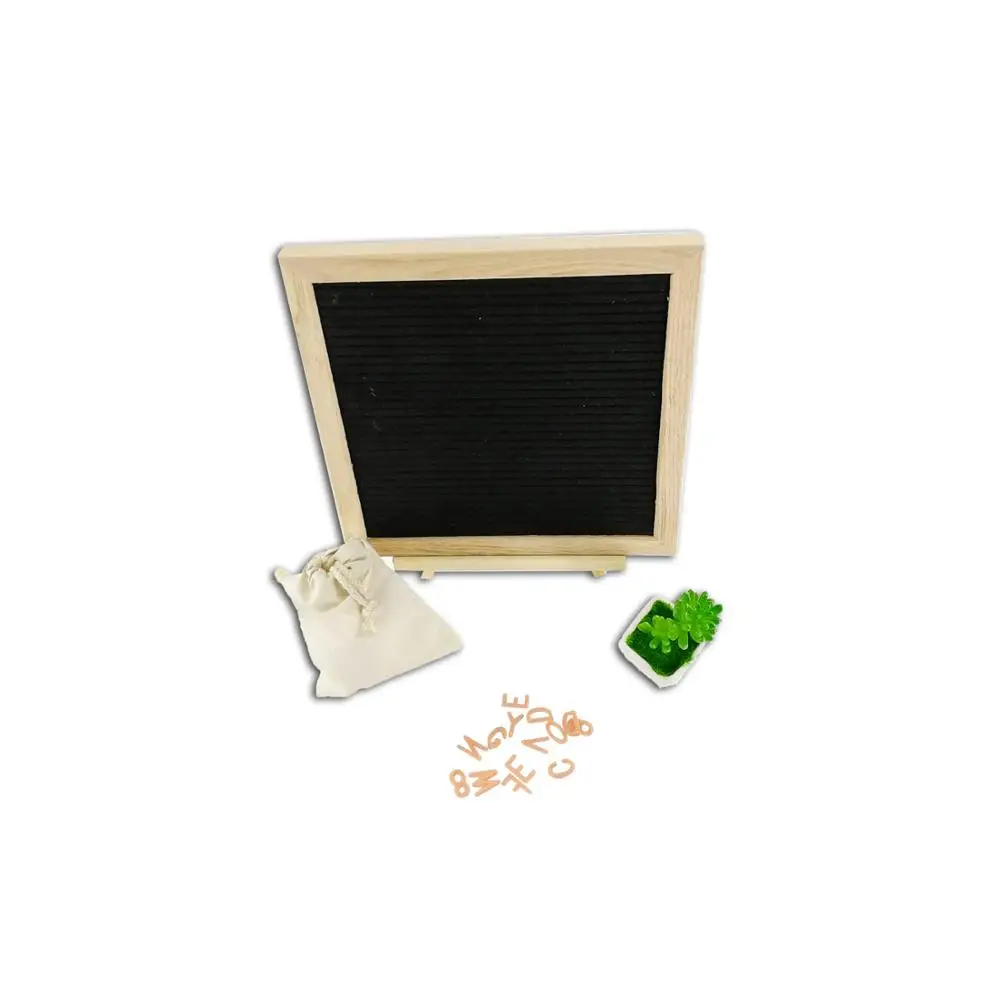 
Pine Frames Mini Rustic Sign Felt Letter Board 