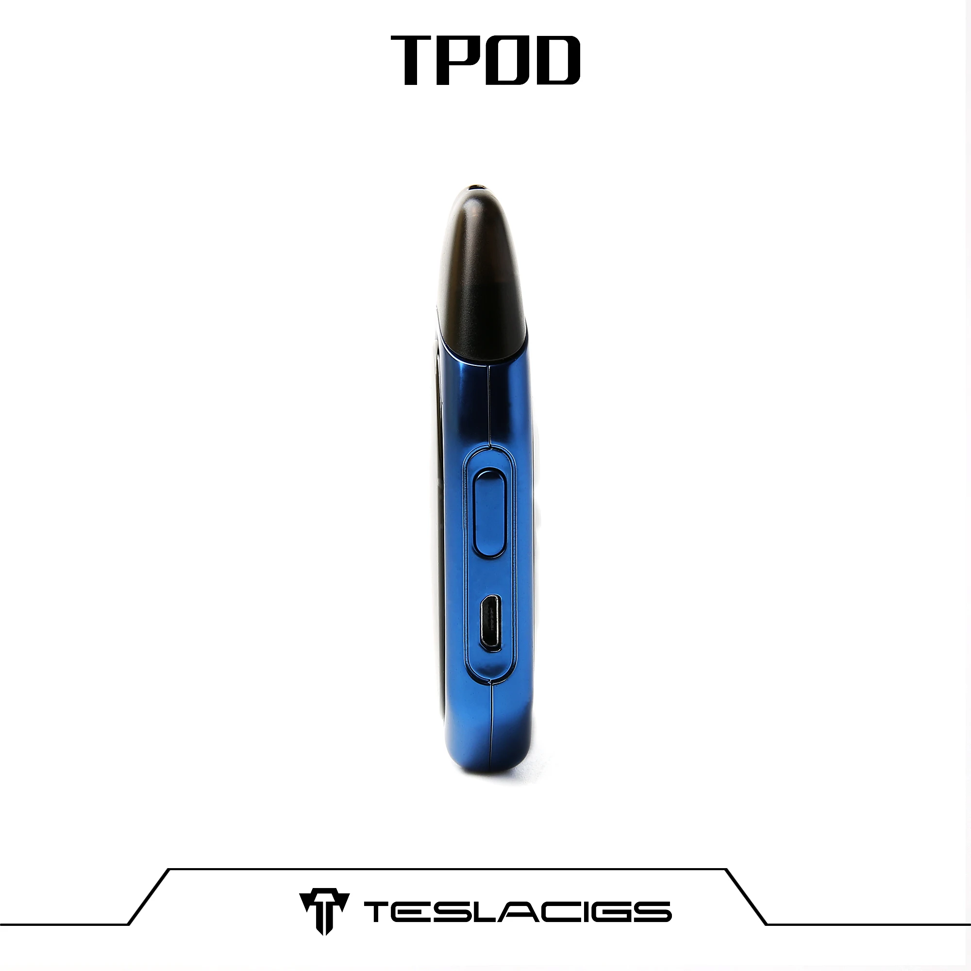 Заводская поставка, электронная сигарета Teslacigs 1.5ohm Pod System, керамическая катушка TPOD Kit Vape Kit