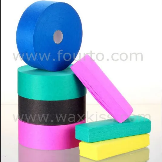Бесплатные образцы, зеленые восковые полоски pellon в рулонах и полоски для депиляционного использования и восковые аксессуары