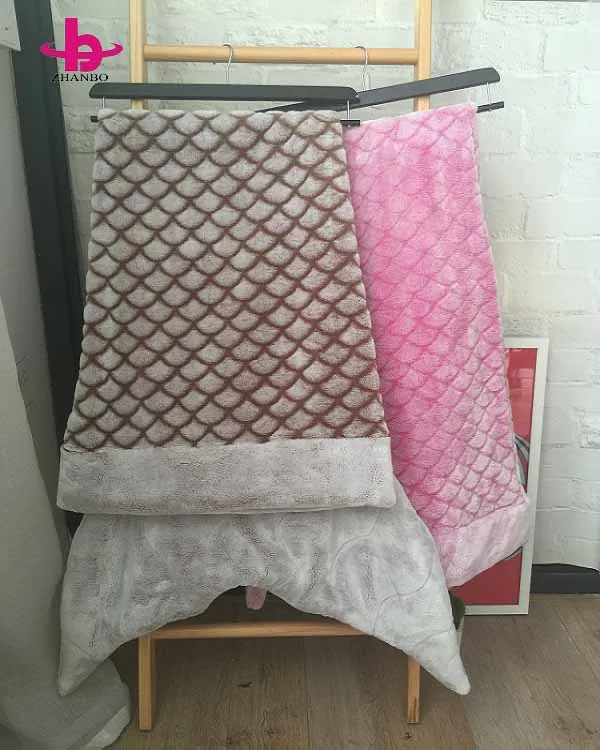 Стёганое Одеяло Руно Русалка одеяло для кровати хвост бросить плюшевый плед на диван-кровать пушистый покрывала вязаные