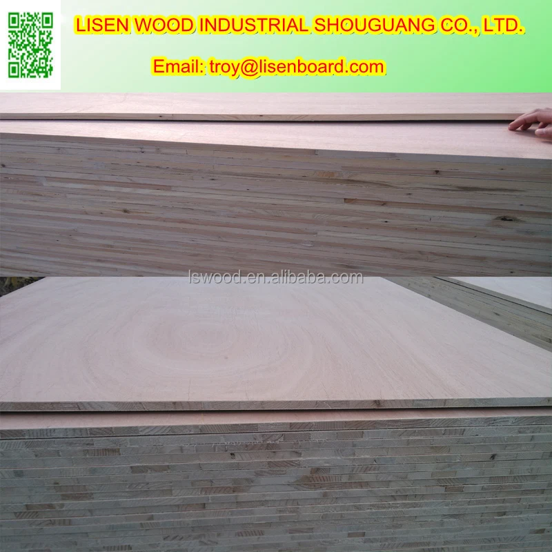 
Good quality and best price 1220*2440*18mm Poplar Block board for furniture, China exporter 
