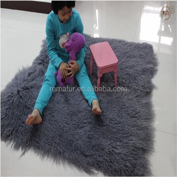 100% Genuine Tibetan Lamb Fur Rugs For Floor Rugs Carpets