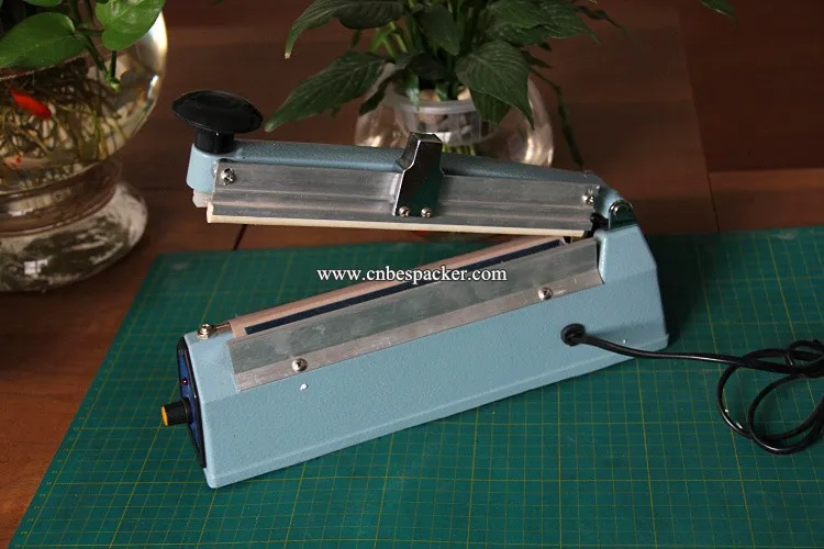 PFS-400 Алюминиевый Корпус С Боковой Резец Мешок Тепла Руководство Импульс Машину уплотнителя