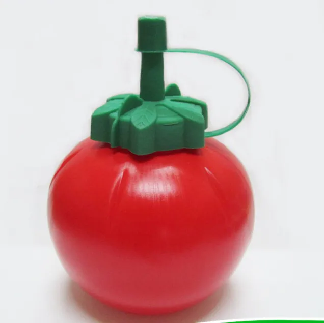 350ml kawaii cute design apple shape plastic sauce bottle