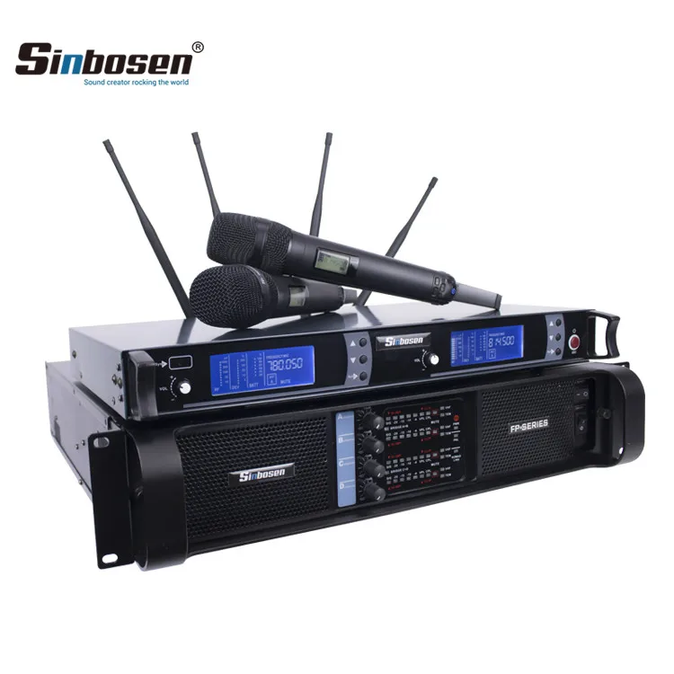 
Karaoke system 2 channel wireless microphone AS-9K 4 channel DS-10Q professional audio amplifier 