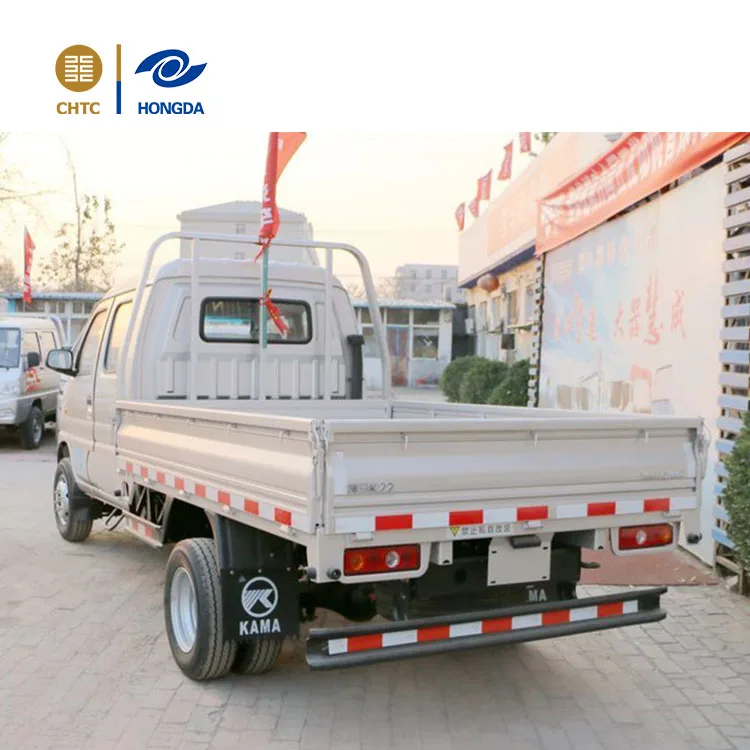 
hot sale in South Asia reasonable price double cab 87HP 4X2 KAMA mini bed cargo truck 