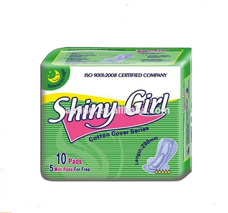 Hot Sale Lady Pads Super Soft Shiny Girls Best Sanitary Napkin