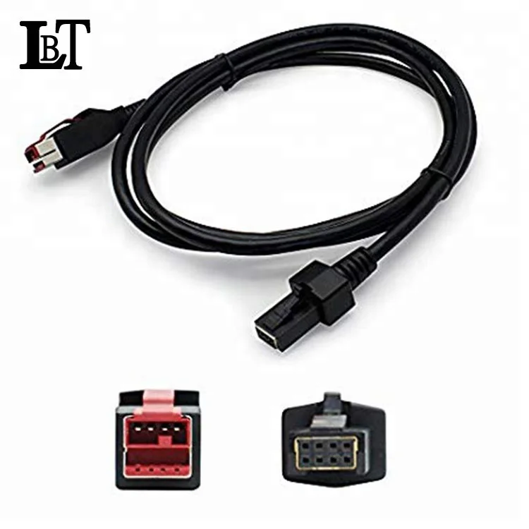USB-кабель для принтера LBT, 3 м, с разъемом типа А на 2x4, для системы POS