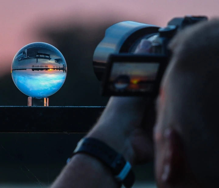  80 мм k9 lensball с подставкой для фотографии хрустальный